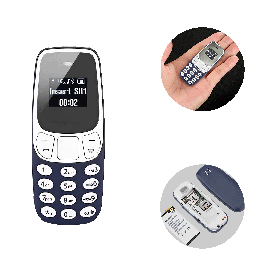 Mini Telefono Cellullare Tascabile Dual SIM