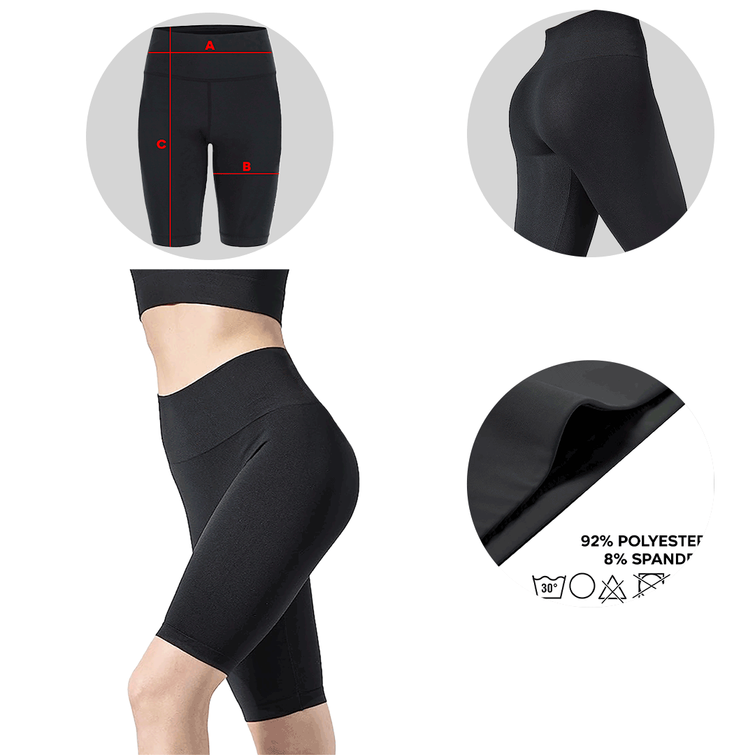 Pantaloncino Ciclista da Donna NERO 3x